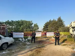 Cierran vertedero ilegal en Praderas de San Mateo, Naucalpan