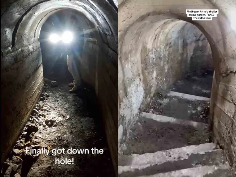 Sorprendente hallazgo en patio trasero: refugio de la segunda guerra mundial