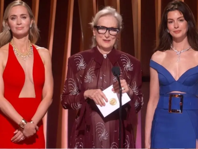 Reencuentro de Anne Hathaway y Meryl Streep