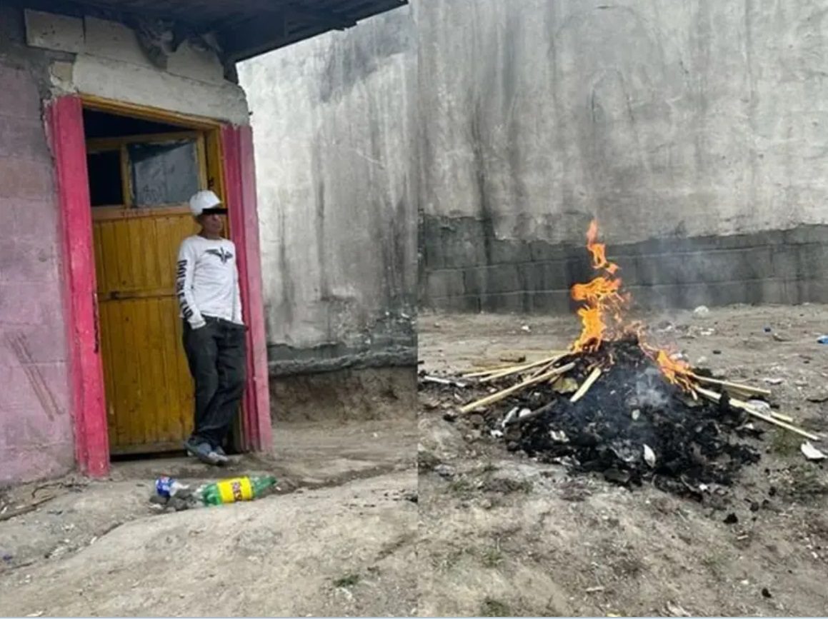 Arrestan a hombre por quemar pañales en su patio en San Valentín