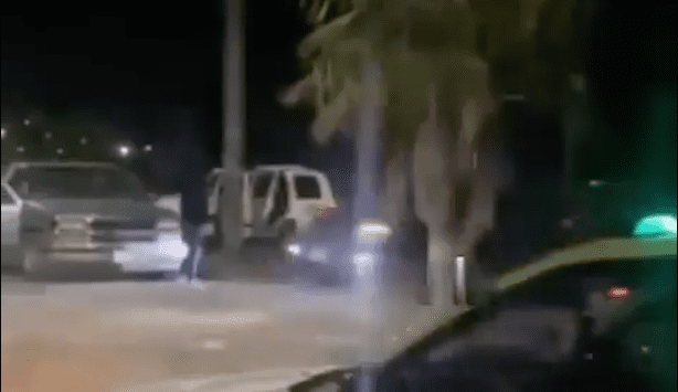 Atropello de ex pareja queda captado en video en Linares, Nuevo León