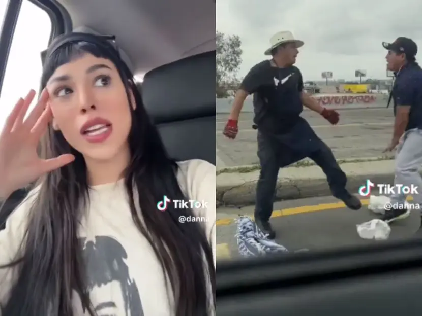 Danna Paola graba y comparte en redes una pelea callejera