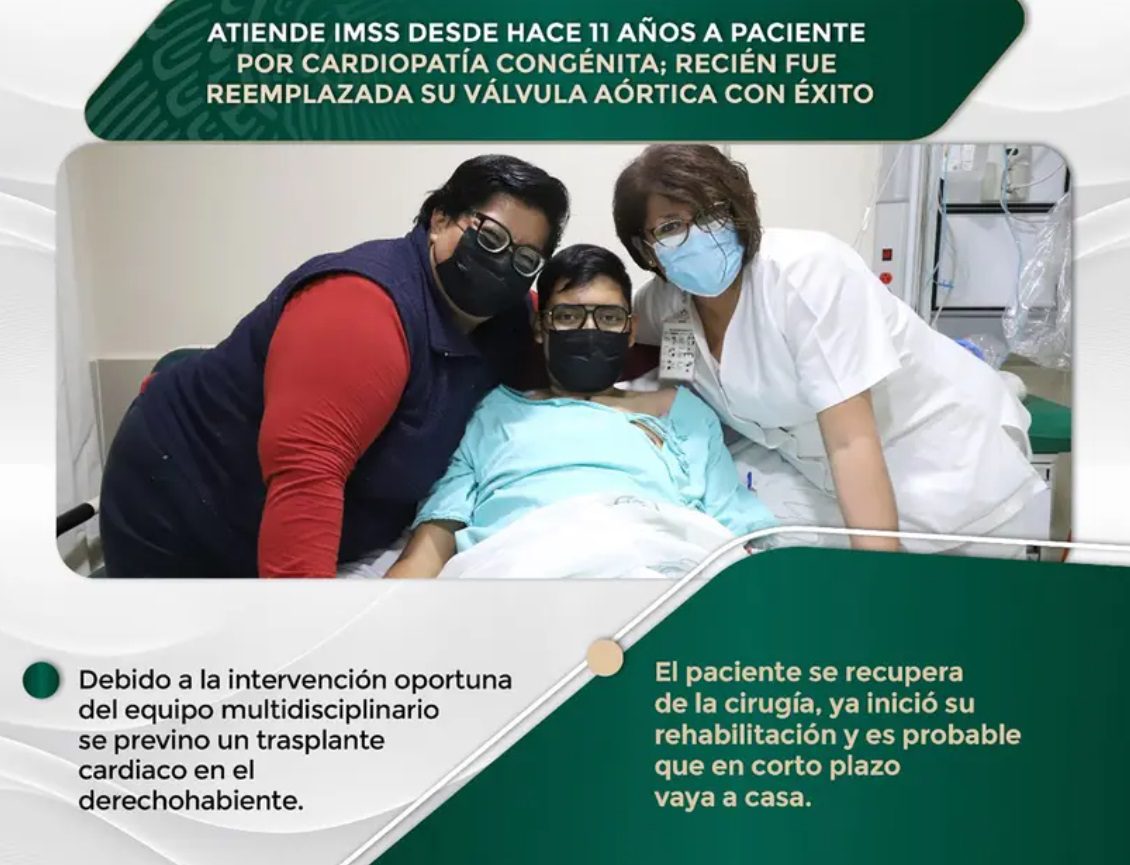 Expertos del IMSS solucionan problema cardíaco sin requerir trasplante