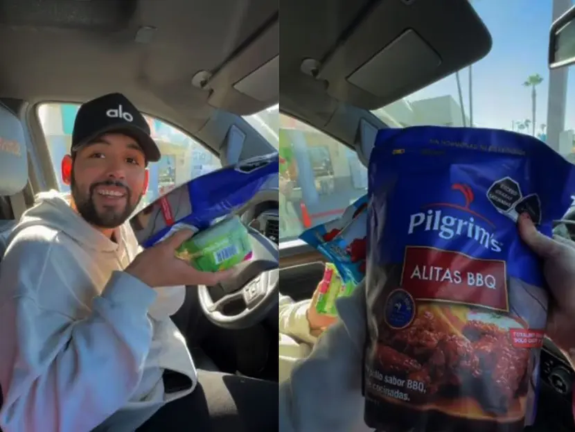 Novia pide a su novio toallas con alitas, y él lleva toallas y alitas