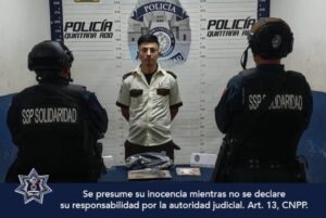 Policías de Solidaridad detuvieron a un hombre con arma