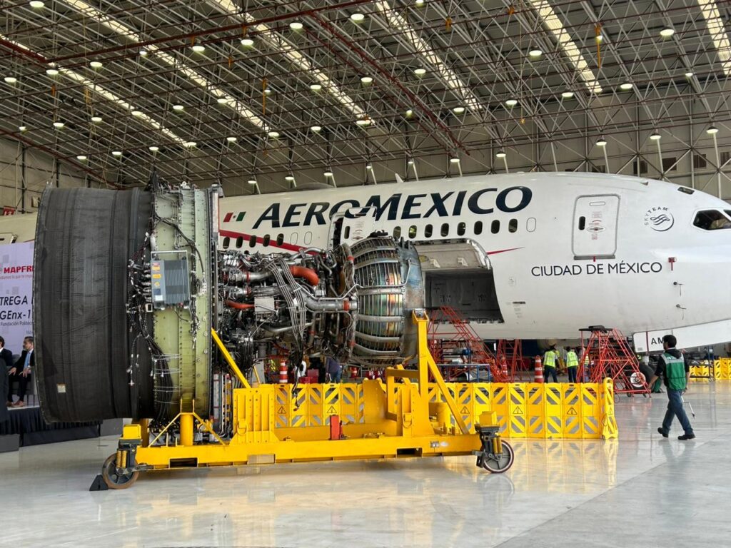 Aeroméxico y Mapfre donan motor al Instituto Politécnico Nacional