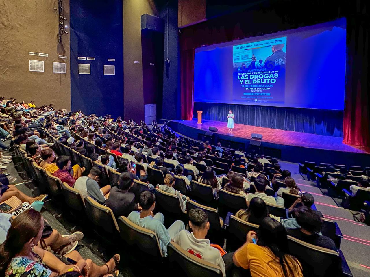 Concientizan a jóvenes sobre uso de drogas y sus consecuencias