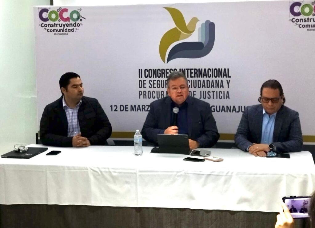 Presenta Alberto Capella el II Congreso Internacional de Seguridad Ciudadana y Procuración de Justicia en León, Guanajuato