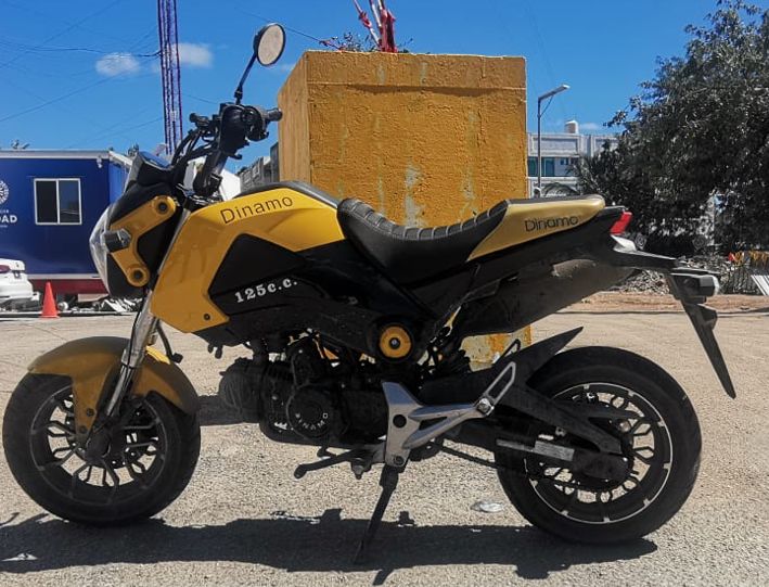 Policías de Solidaridad aseguran moto robada