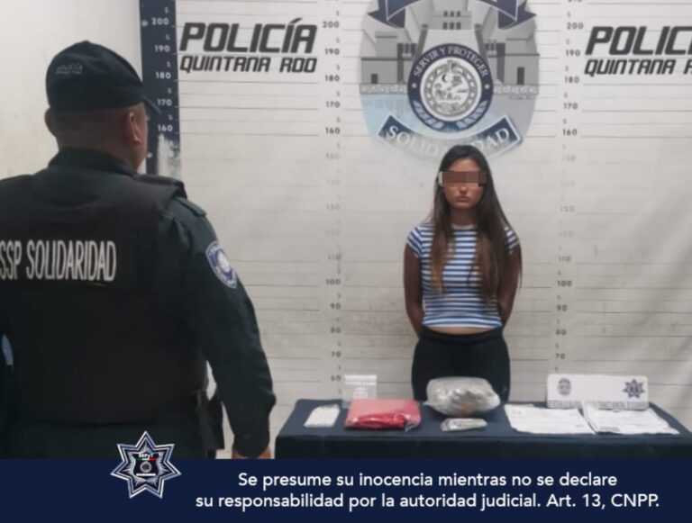 Policías de Solidaridad detuvieron a un hombre con mariguana