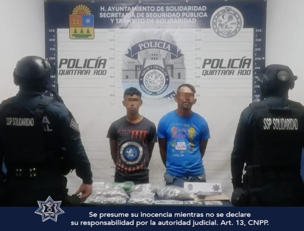 Policías de Solidaridad detuvieron a un sujeto con más de 90 dosis de droga