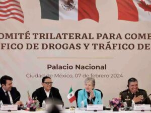 México, EE. UU. y Canadá abordan fentanilo en Palacio Nacional