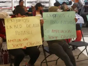 Protestan en Pachuca por escasez y costo de agua