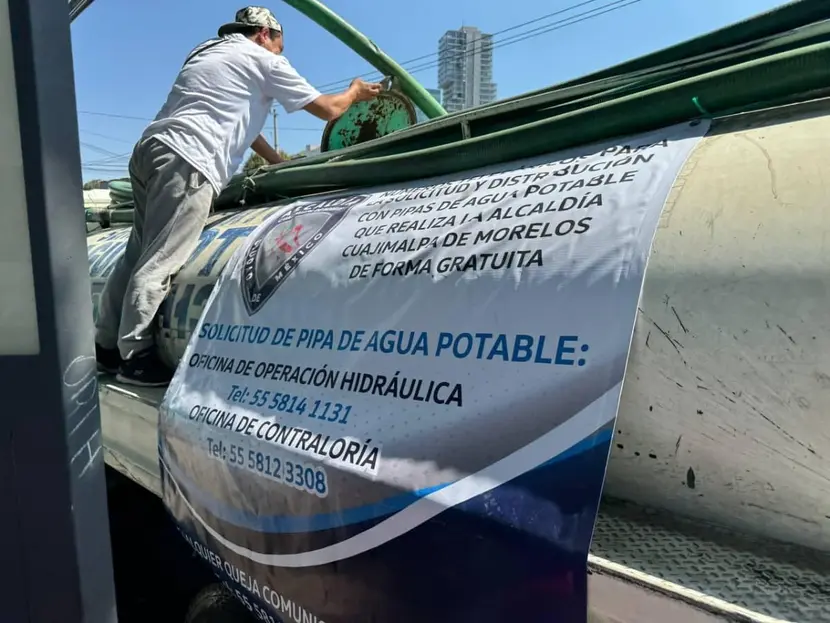 Alcalde de Cuajimalpa, ayuda con agua por sequía