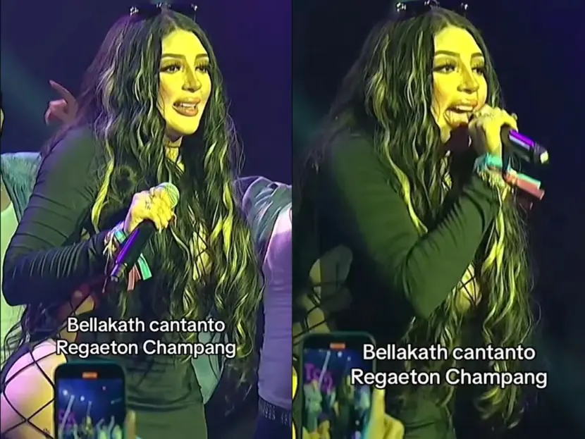 Critican a Bellakath por interpretar “Reggaeton Champagne” sin utilizar playback