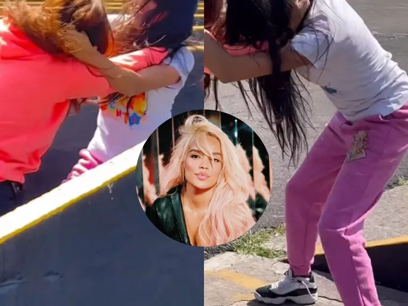 Fans de Karol G, pelean fuera del Estadio Azteca