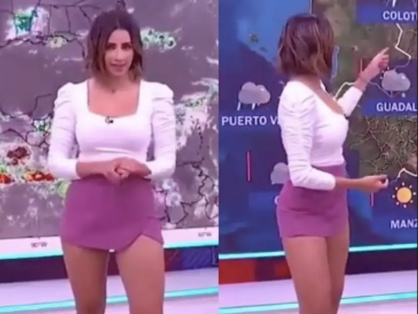 Presentadora del clima se viraliza por su voz