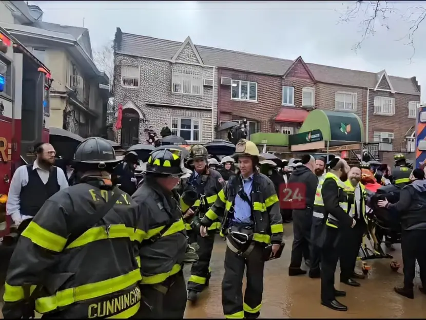 Vídeo: Se desploma un edificio en el barrio judío de Nueva York