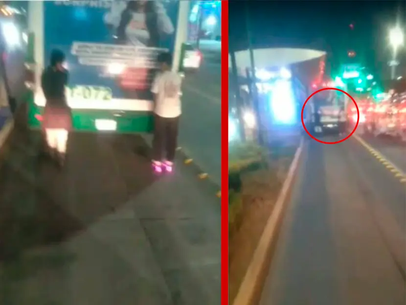 Jóvenes en patines arriesgan la vida, ahora en León