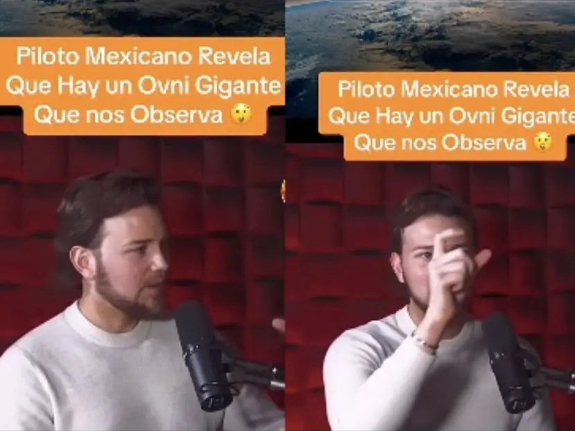 Piloto asegura que hay un OVNI gigante observándonos