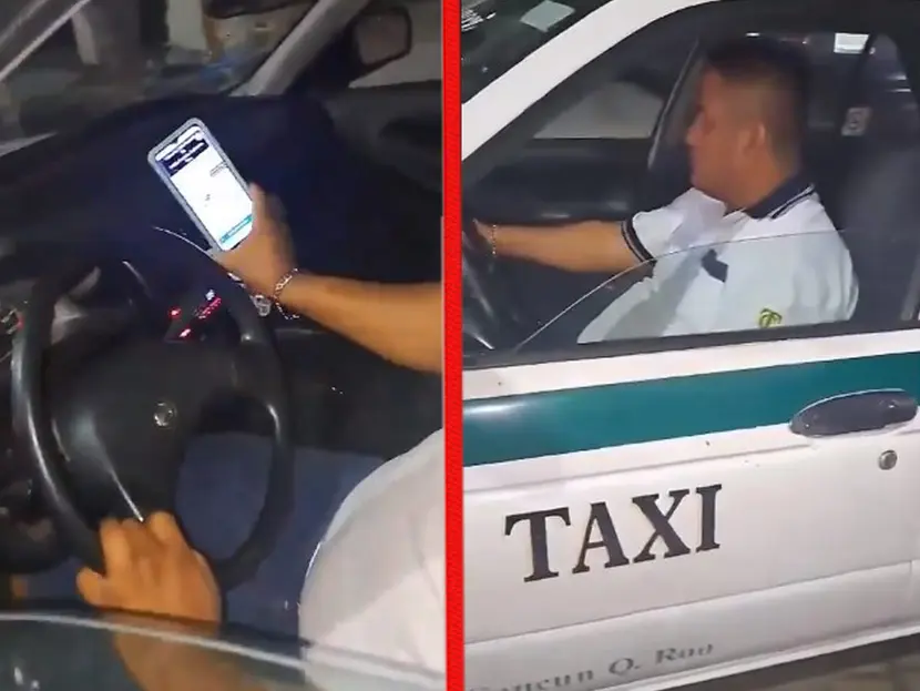 Conductor de taxi se hace pasar como Uber