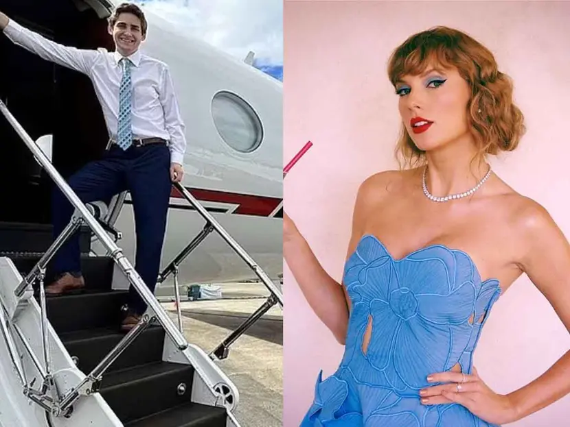 Taylor Swift  manda advertencia a joven que rastrea su avión privado
