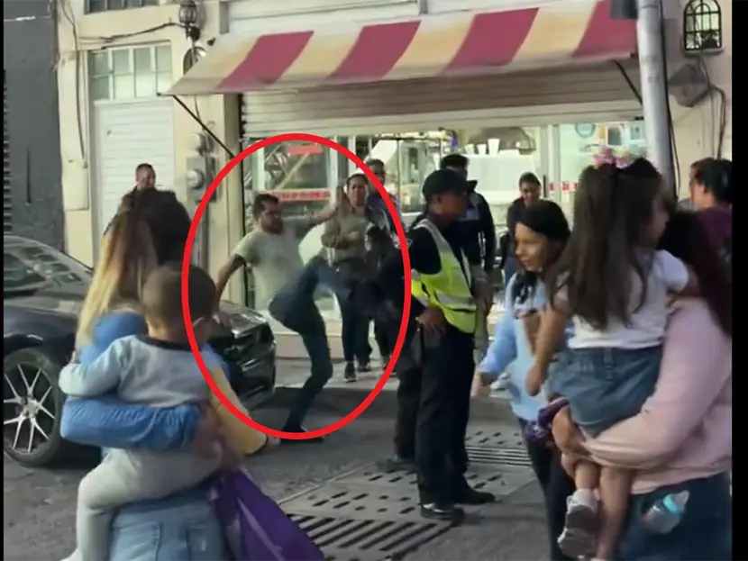 Individuo agrede durante marcha en Pachuca: Mujeres responden