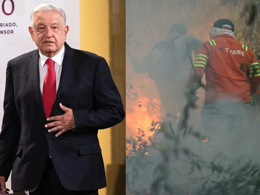 AMLO confirma la existencia de 116 incendios y 4 víctimas en México