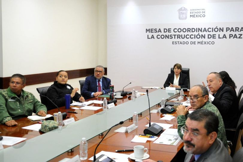 Informan en la Mesa de Coordinación para la Construcción de la Paz sobre operativo de seguridad en Nezahualcóyotl