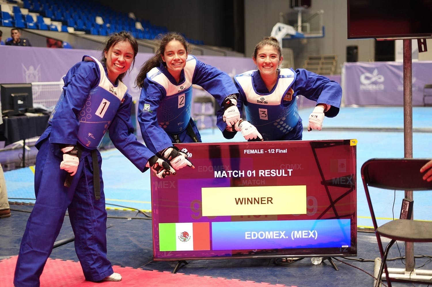 Clasifican 68 taekwondoines mexiquenses a los Juegos Nacionales CONADE 2024