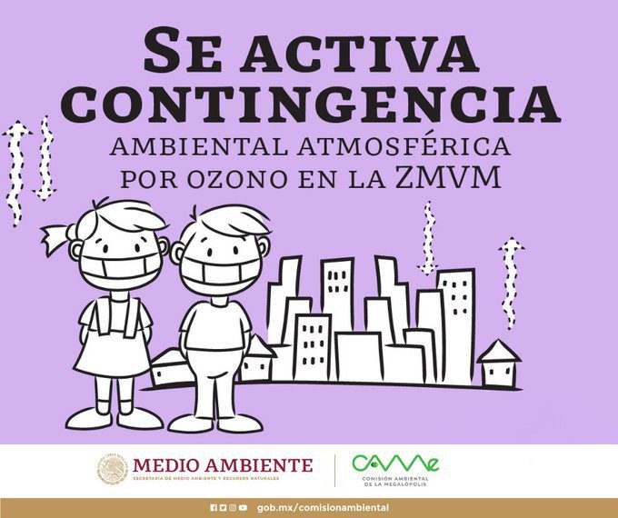 Activan Contingencia Ambiental en CDMX y Edomex