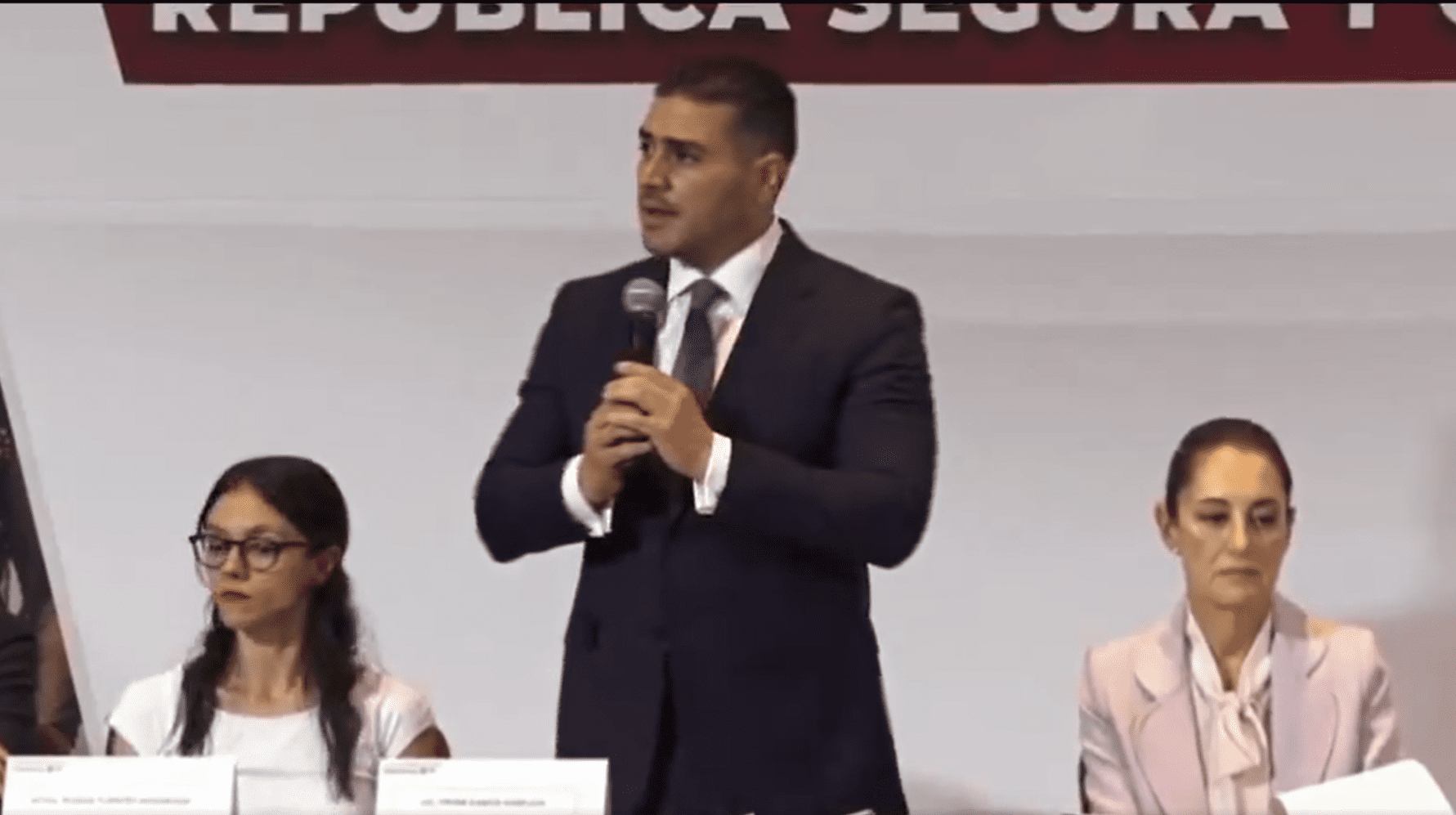 García Harfuch detalla el plan de seguridad de Claudia Sheinbaum