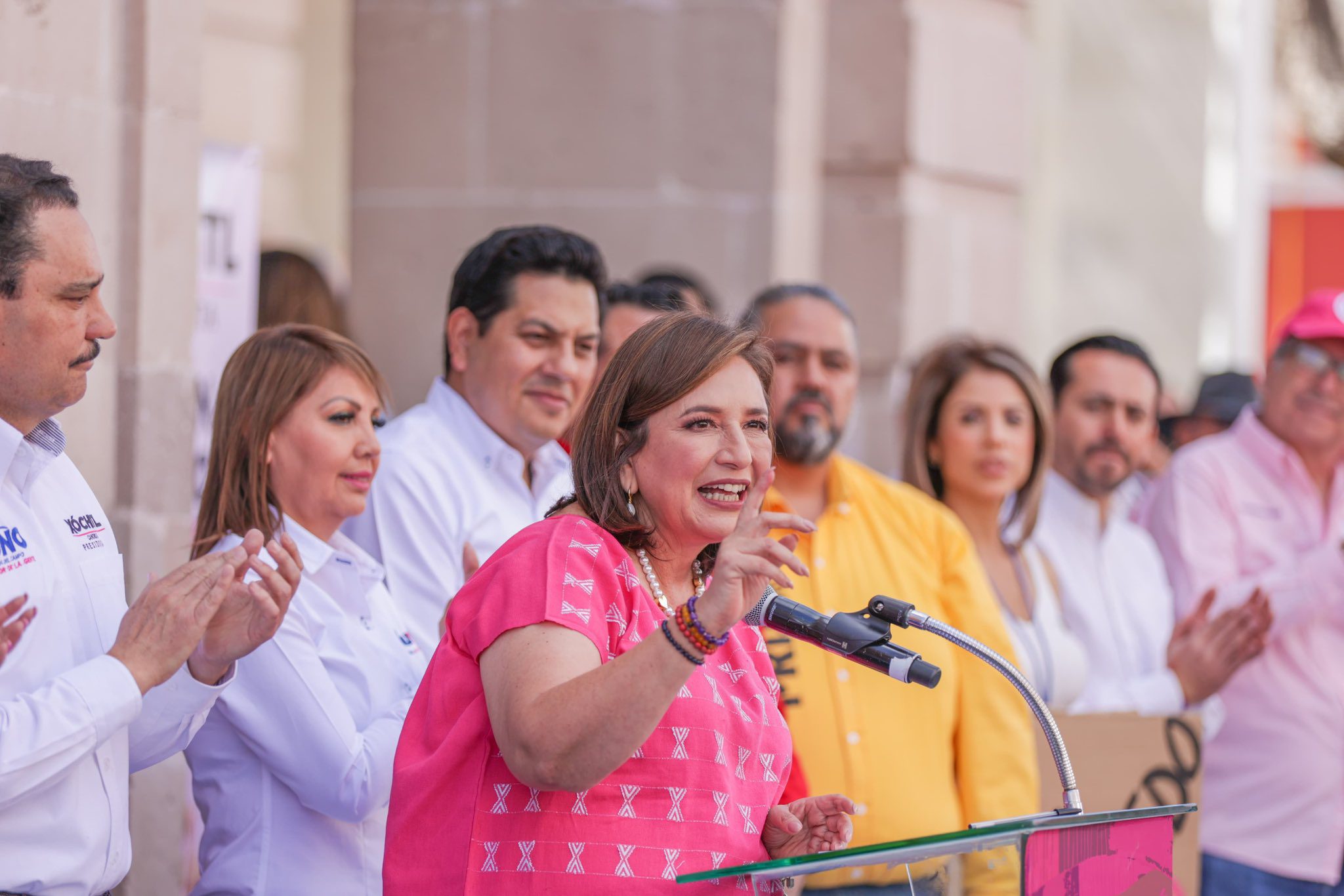Así comenzó la campaña electoral de Xóchitl Gálvez en Fresnillo
