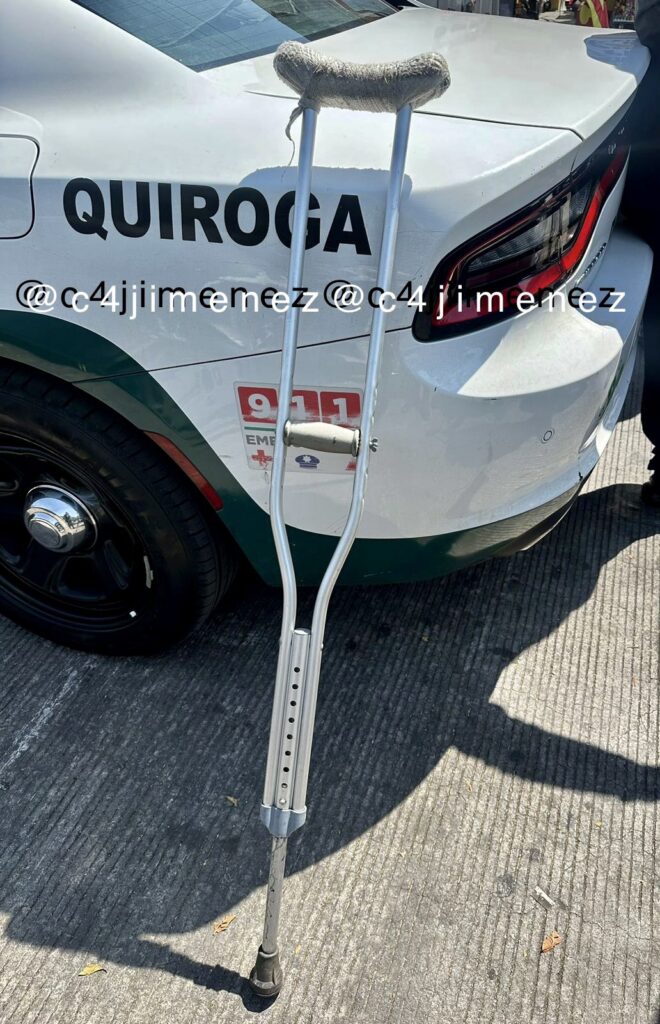 Traficante de drogas sin pierna arrestado en CDMX