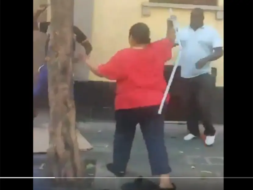 Migrantes haitianos pelean con vecinos de la colonia Roma CDMX
