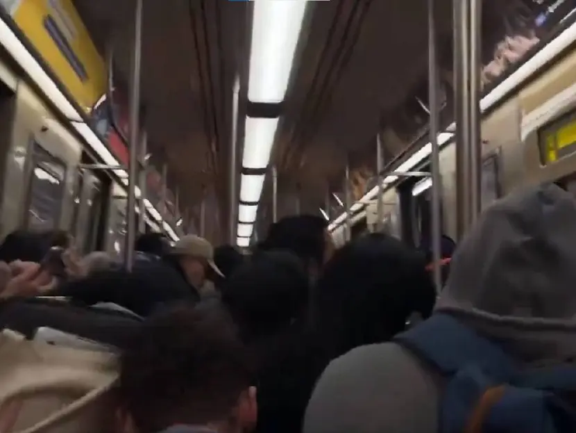 Balean a hombre en la cabeza en metro de Nueva York