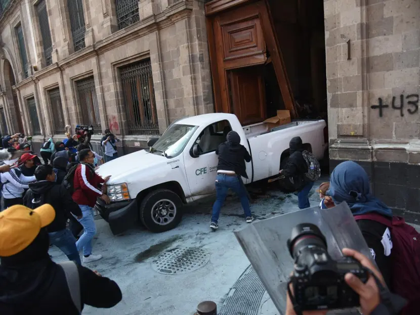 Se investigan daños a Palacio Nacional