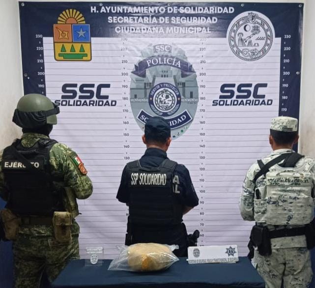 Policía, Guardia Nacional y SEDENA aseguran droga