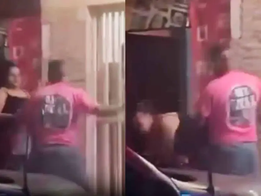 Policía municipal de Chiapas, golpea brutalmente a su pareja