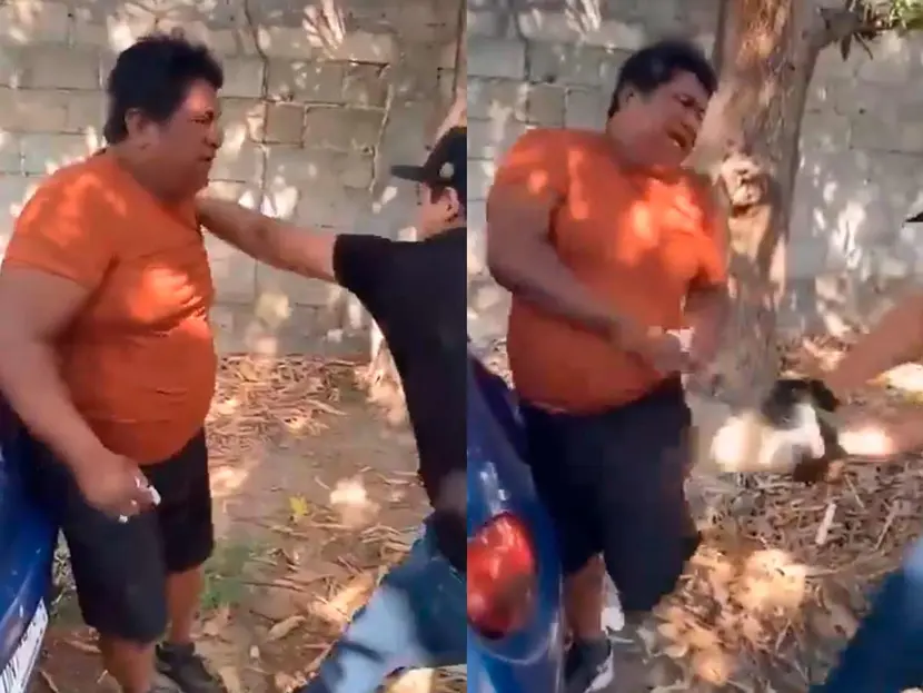 Tablean a hombre que no quiso pagar derecho de piso en Chiapas