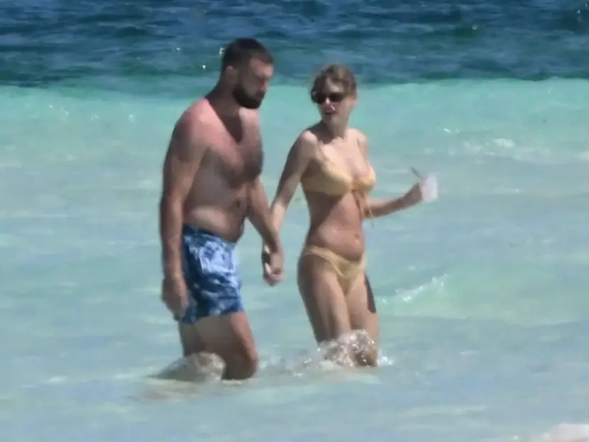 Taylor Swift y Travis Kelce de vacaciones en las Bahamas