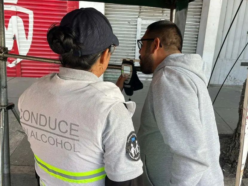 Alcoholímetro reforzado en CDMX durante Semana Santa