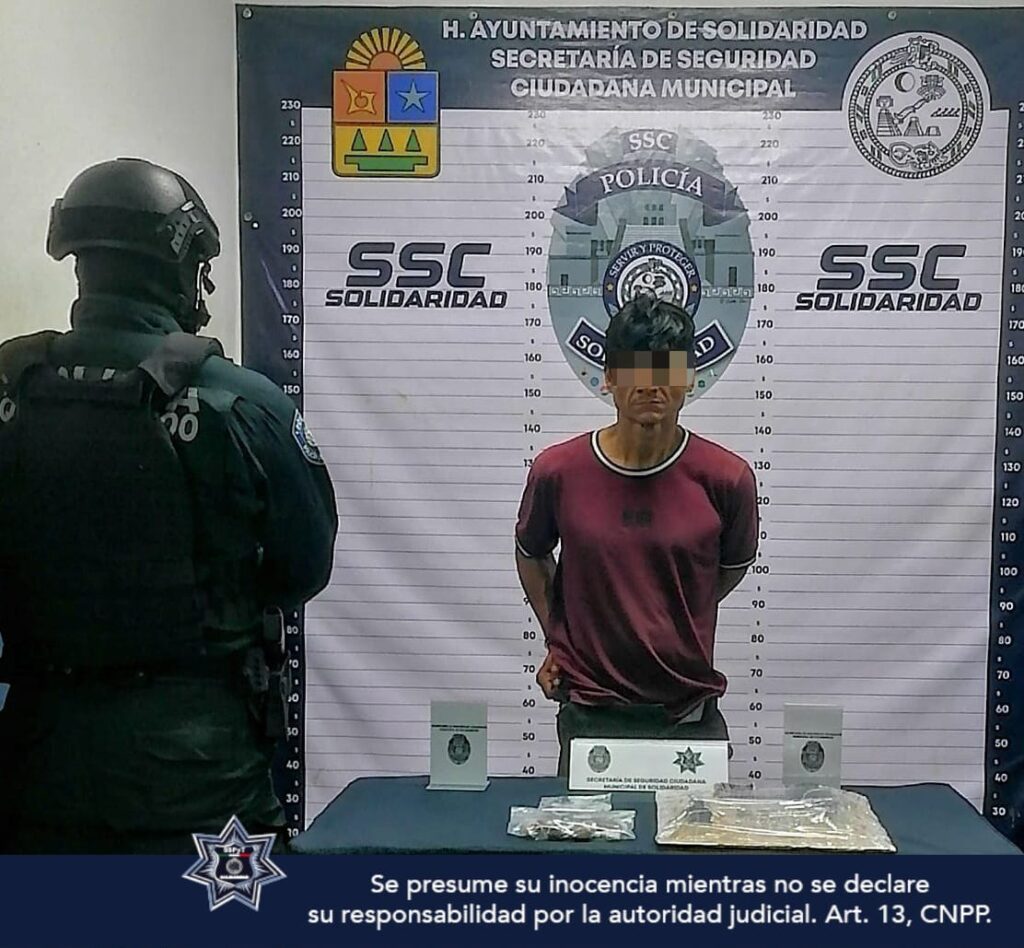 En Solidaridad la policía detiene a un hombre armado