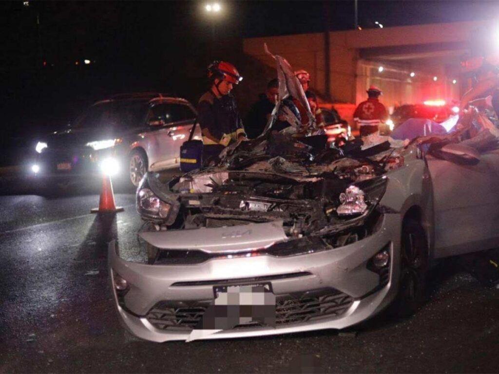 Trágico accidente en Querétaro: Hombre y su perro fallecen en choque