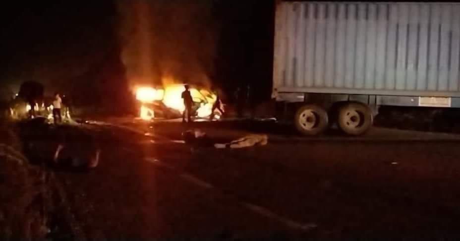 Fatal accidente en carretera Felipe Carrillo Puerto-Chetumal