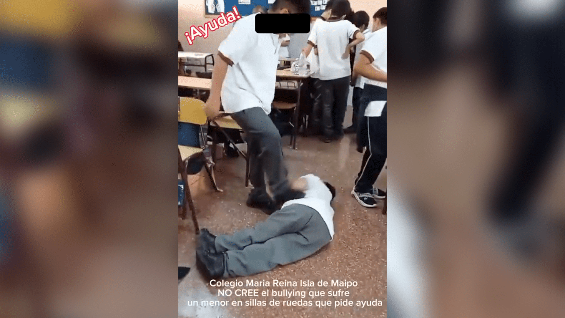 Estudiante agrede a compañero de clase con discapacidad