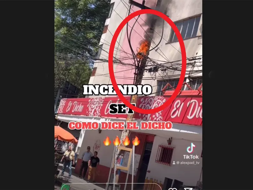 Se registra incendio en la cafetería de ‘Como Dice el Dicho’