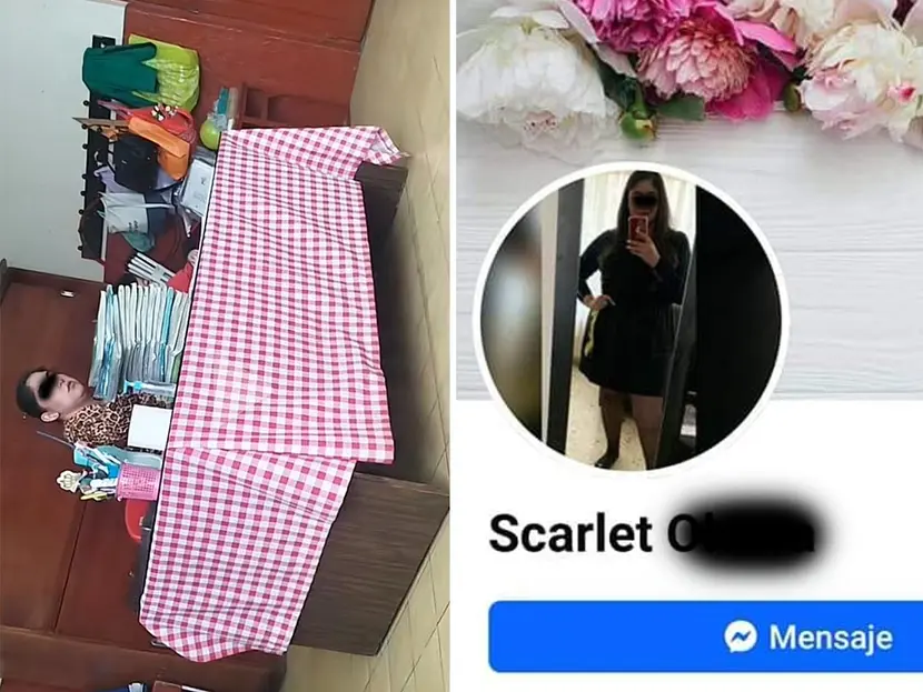 Identifican a profesora que tiró cuadernos de niños al piso; su nombre es Scarlet