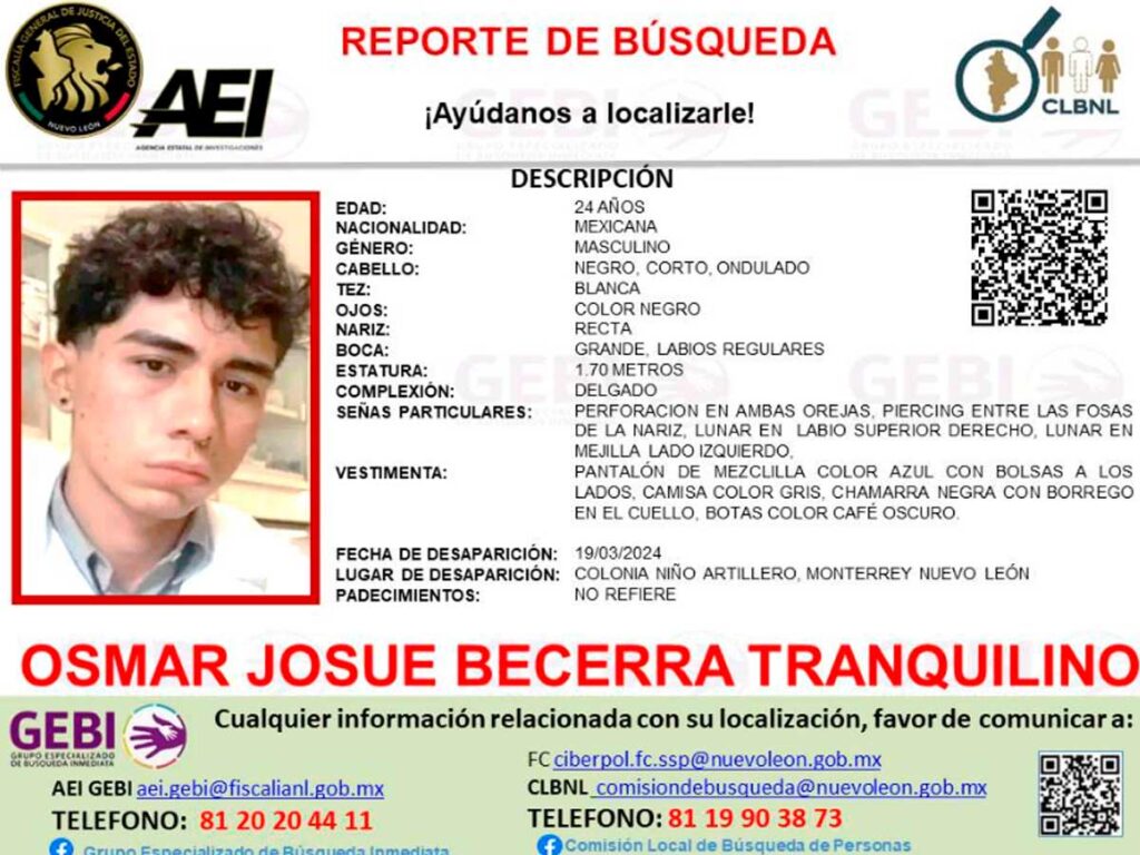 Preocupación de familiares por desaparición de estudiante de la UANL en Monterrey