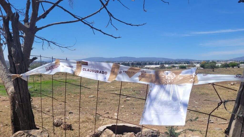 Clausura Proepa predio en Zapopan utilizado para disponer escombro que no contaba con la autorización ambiental correspondiente